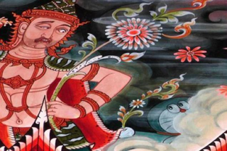 Illustration for article titled Iconic Anime Character Painted on Buddhist Temple